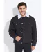 Blouson en jean intérieur fausse fourrure-1
