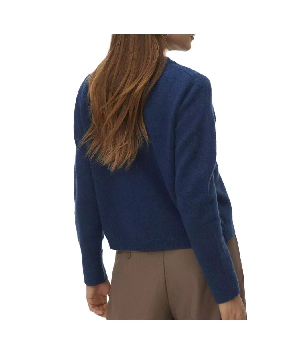 Gilet marine femme vero moda fiona-2