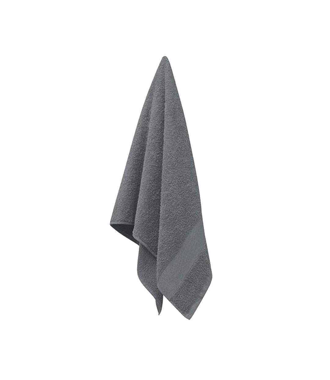 Terry organic cotton towel grey MidOcean-3