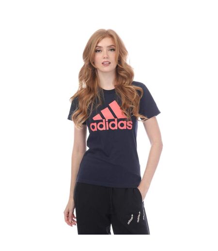 T-shirt Believe Femme Bleu Marine Adidas