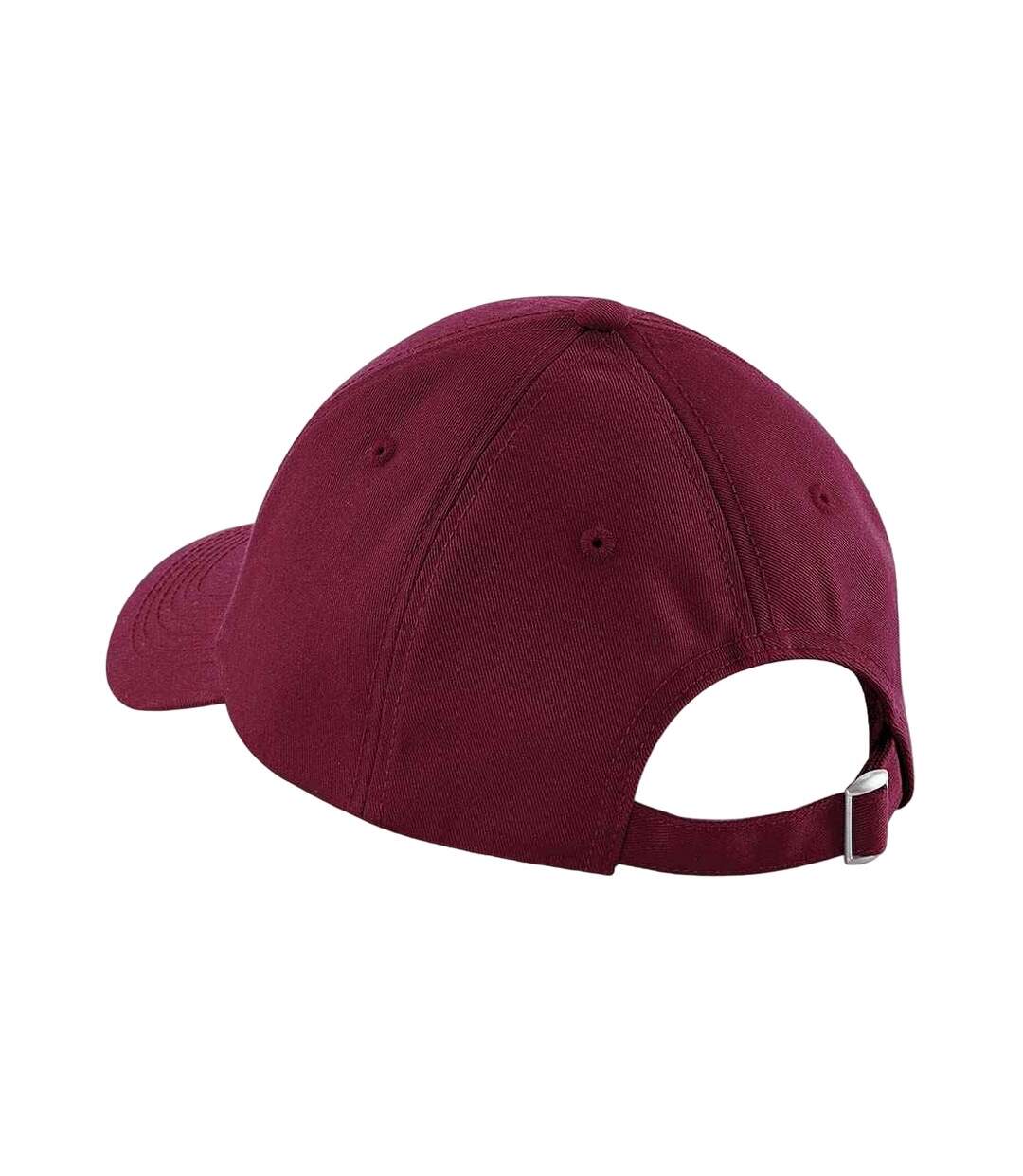 Casquette de baseball authentic adulte bordeaux Beechfield