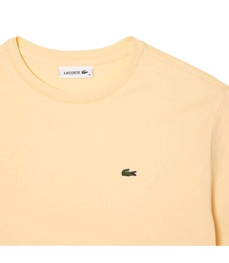 T-shirt Premium Femme Jaune Lacoste