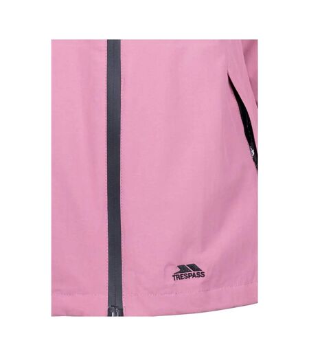 Womens/ladies Tilbury Tp75 Waterproof Jacket Light Mulberry Trespass
