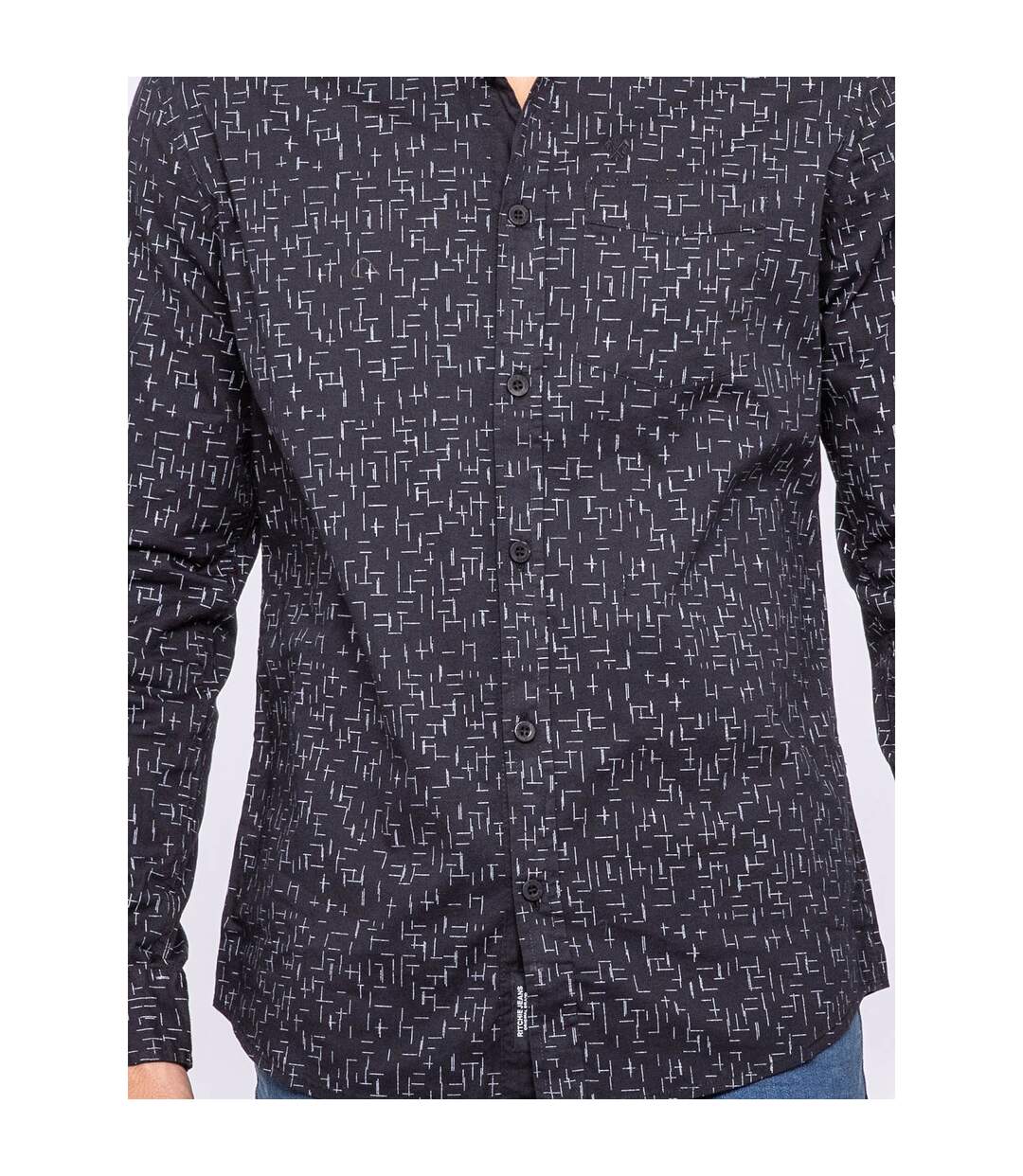 Chemise manches longues motifs TYSON-3