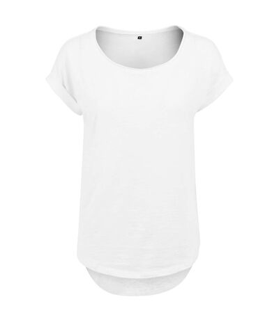 T-shirt long femme blanc Build Your Brand Build Your Brand