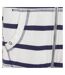 Womens/ladies Striped Full Zip Hoodie Twilight Lazy Jacks-4