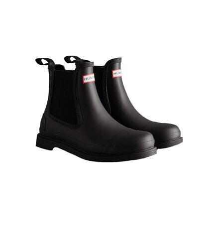 Mens commando chelsea boots black Hunter