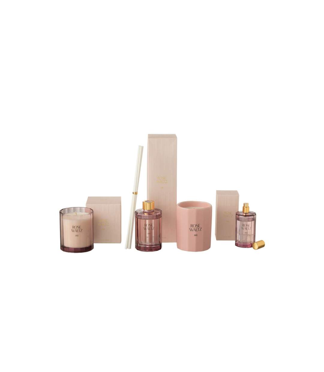 Bougie Parfumée Design Elie 10cm Rose Waltz-4