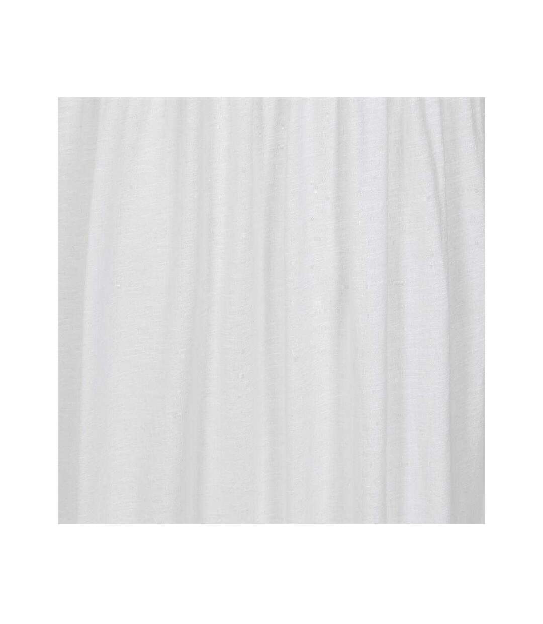 Womens/ladies Long Gathered Dress White Lazy Jacks-4