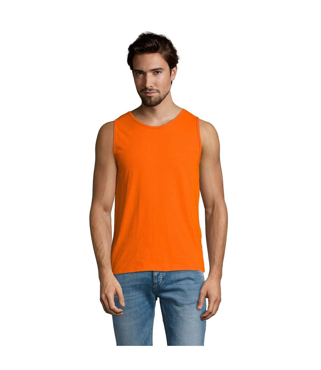 Débardeur Justin Homme Orange SOLS-1