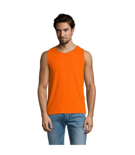 Débardeur Justin Homme Orange SOLS