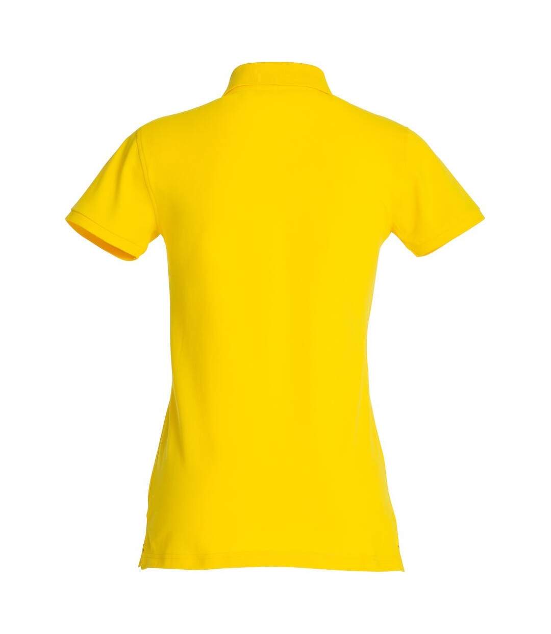 Womens/ladies Premium Stretch Polo Shirt Lemon Clique-2