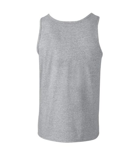 Mens softstyle tank top sports grey Gildan