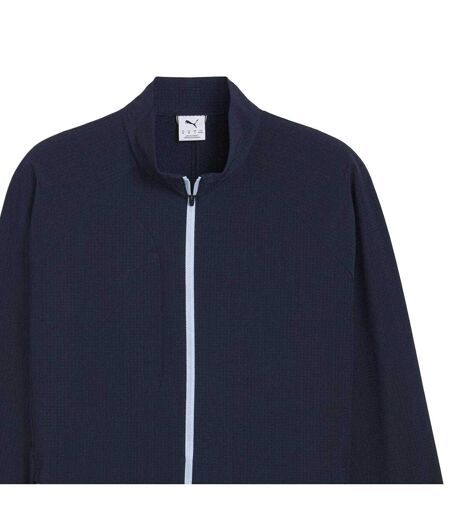 Mens Cypress Performance Golf Soft Shell Jacket Deep Navy Puma