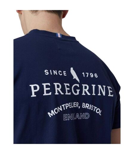 T-shirt Motif/style Imprimé Au Dos Homme Bleu Marine Peregrine