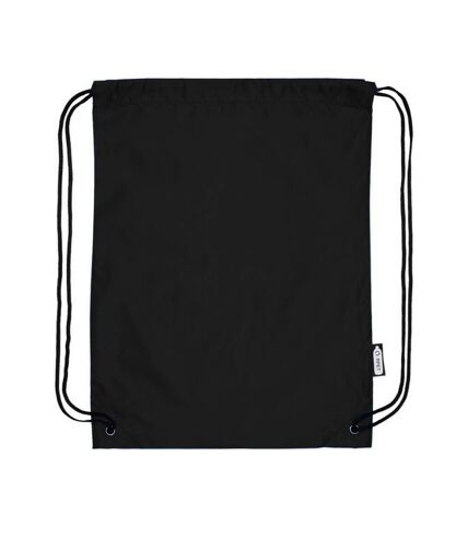 Bullet Oriole Recycled Drawstring Backpack (Solid Black) (One Size) - UTPF3291
