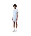 Womens/ladies Monogram Slim T-shirt Dress Blue Print Lacoste-4