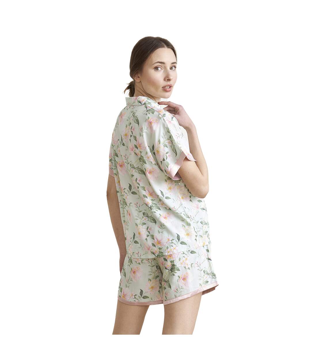 JJBEH0700 Women's Short Sleeve Pajamas-3