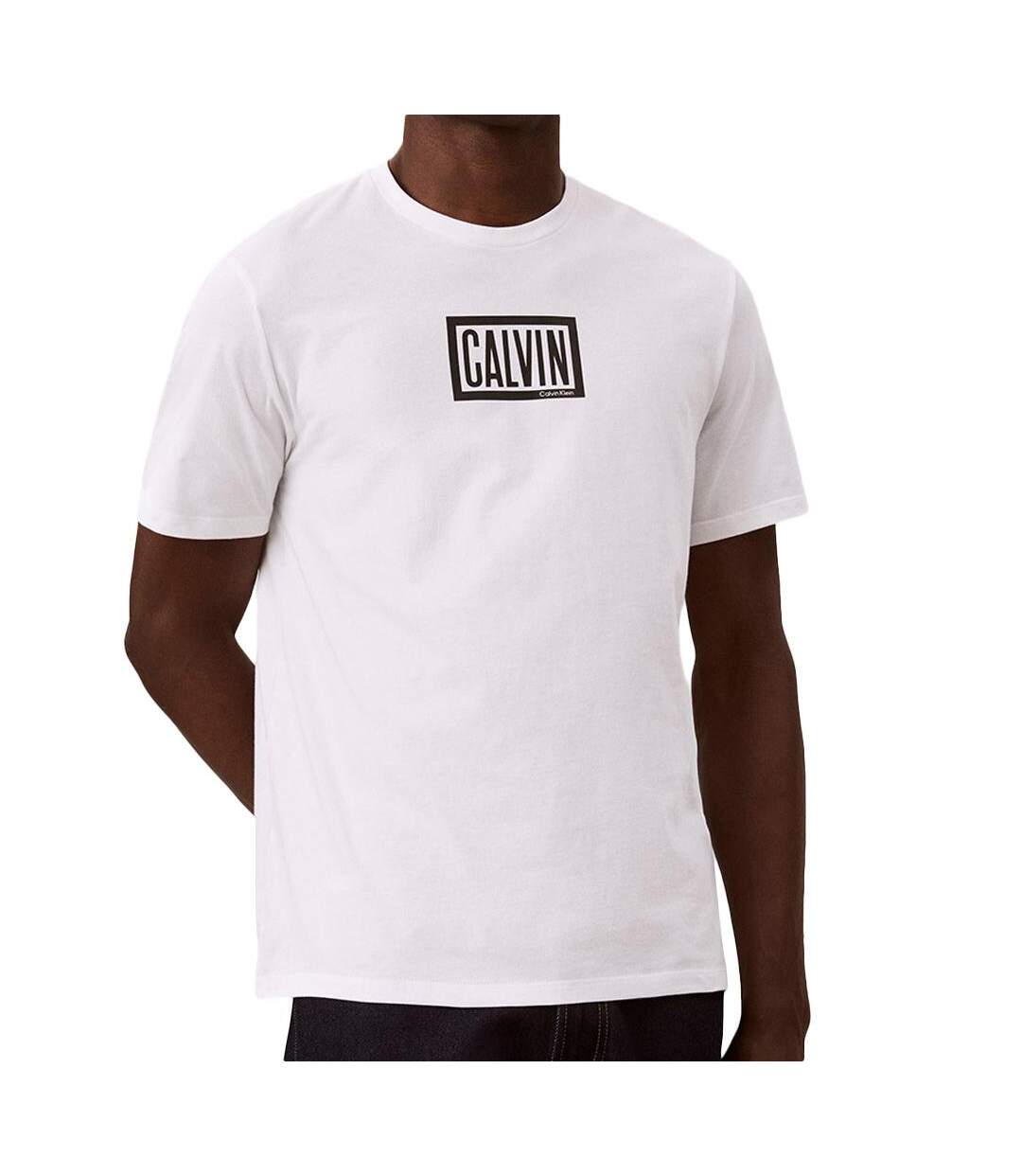 T-Shirt blanc homme calvin klein jeans boxed-1