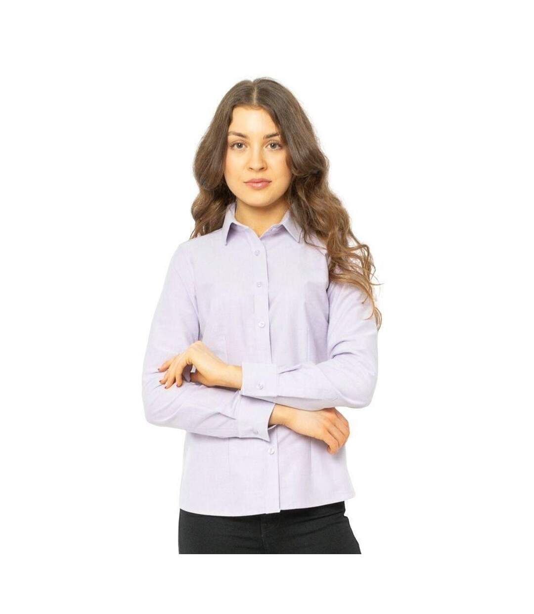 Chemisier Monika Oxford Femme Violet Di Selentino-2