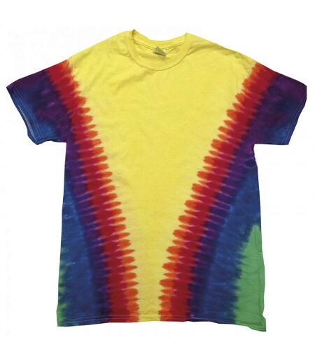 Colortone Adult Unisex Heavyweight Short Sleeve T-Shirt (Rainbow Vee)