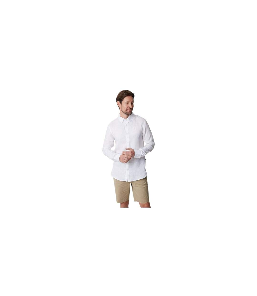 Chemise Habillée Manches Longues Homme Blanc Saltwell-1
