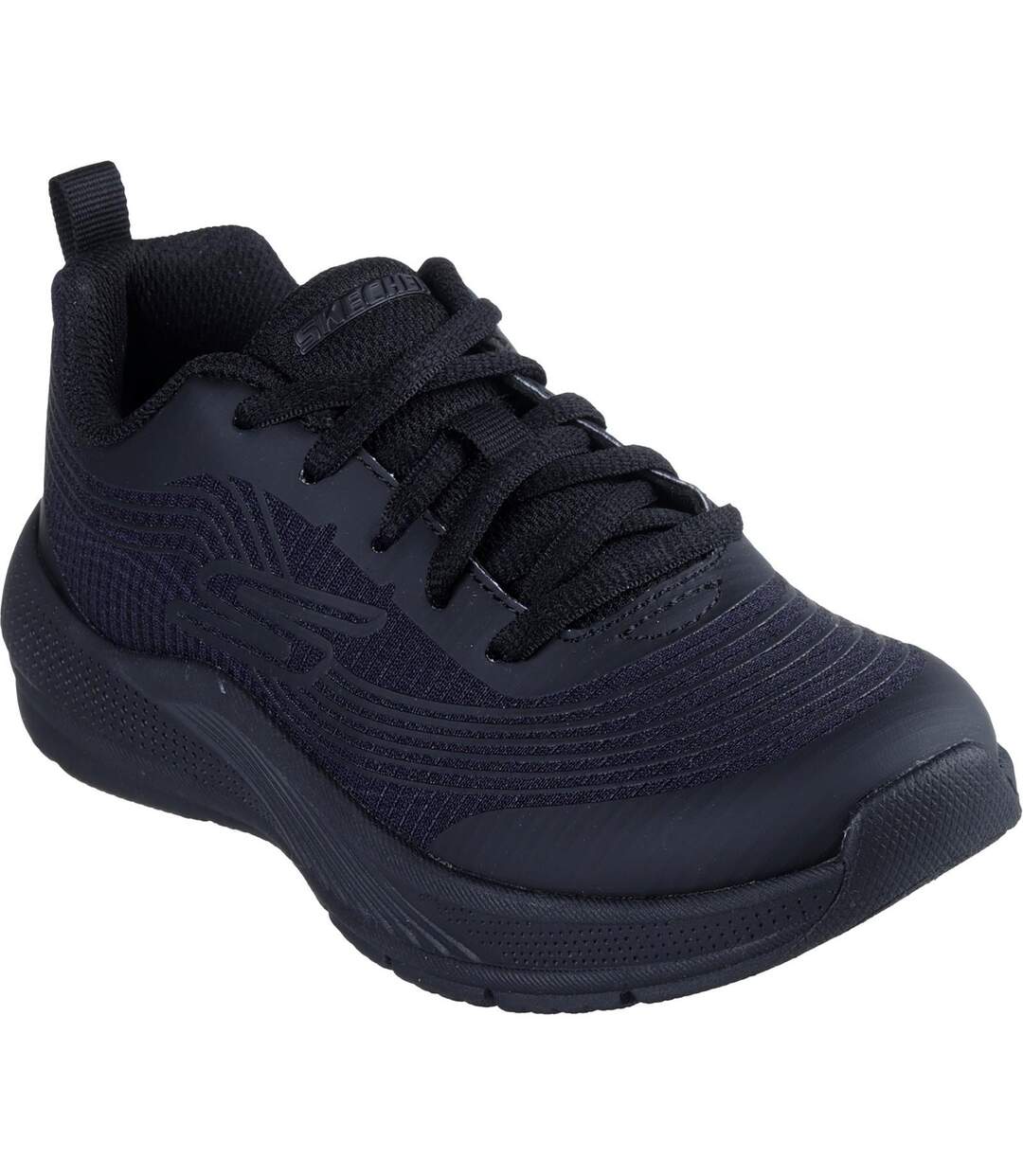 Baskets microspec advance enfant noir Skechers-1