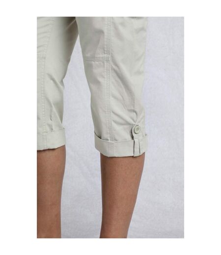 Womens/ladies salena 3/4 shorts oyster Weird Fish