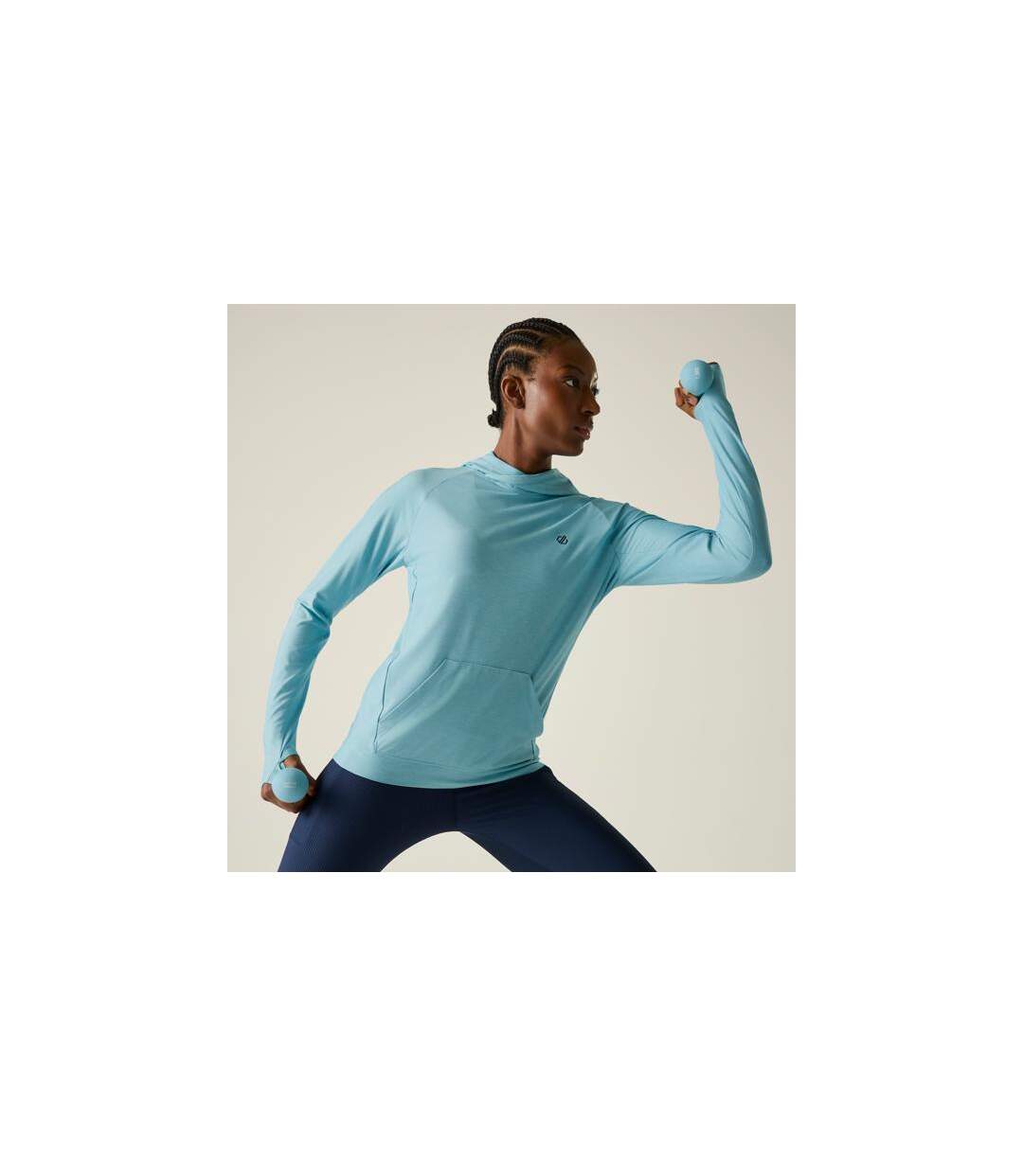 Womens/ladies The Laura Whitmore Edit Sprint City Lightweight Hoodie Nordic Blue Dare 2B-1
