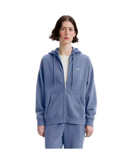 Womens/ladies everyday full zip hoodie indigo Levis