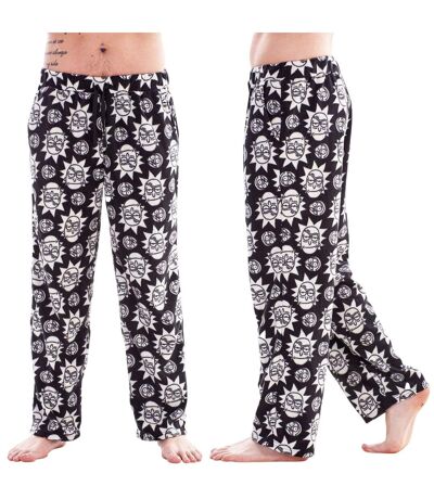 Pantalons De Détente Homme Vert Noir Blanc Rick And Morty