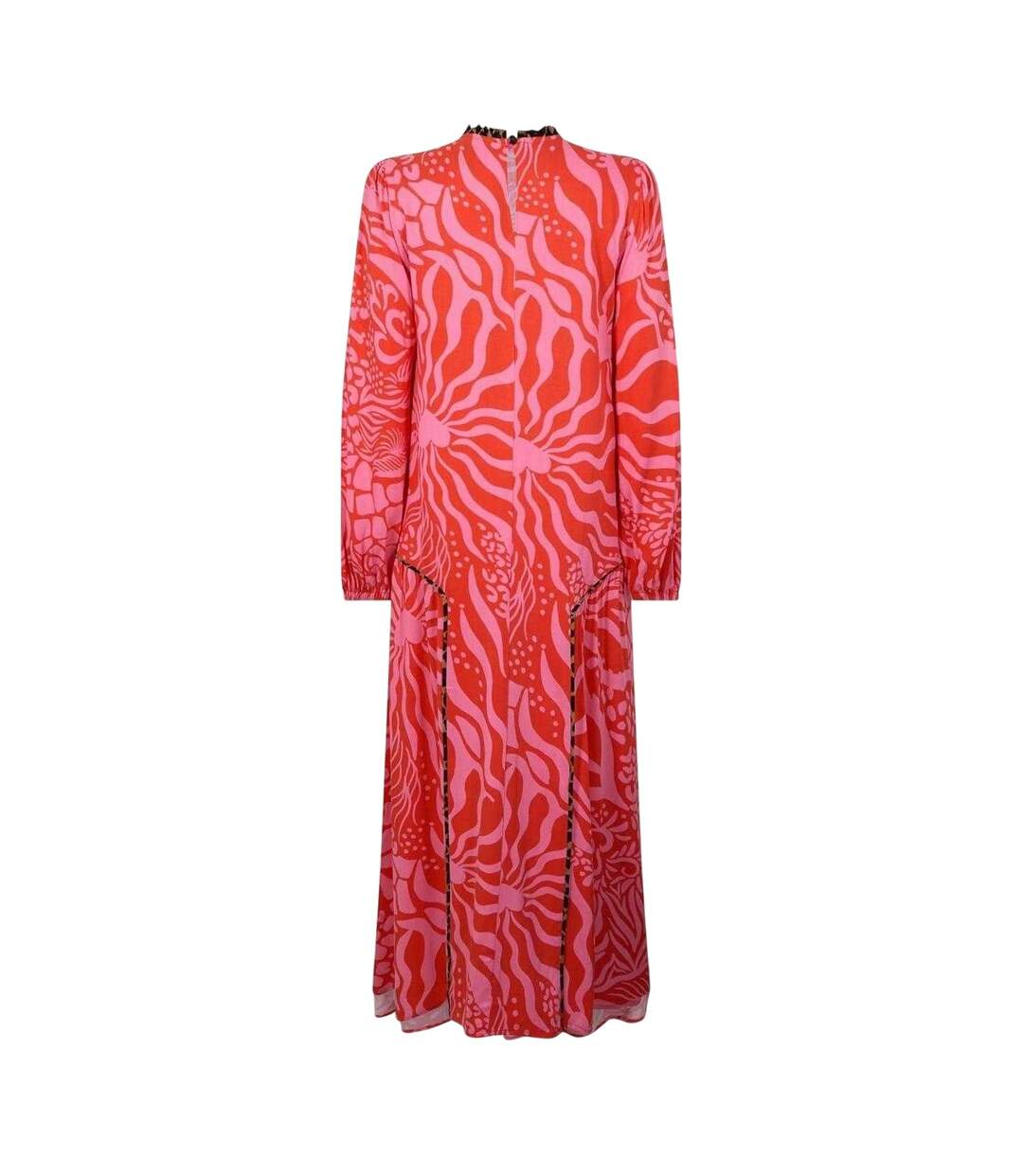 Robe Longue Motif/style Imprimé Léopard Femme Rose Never Fully Dressed-3