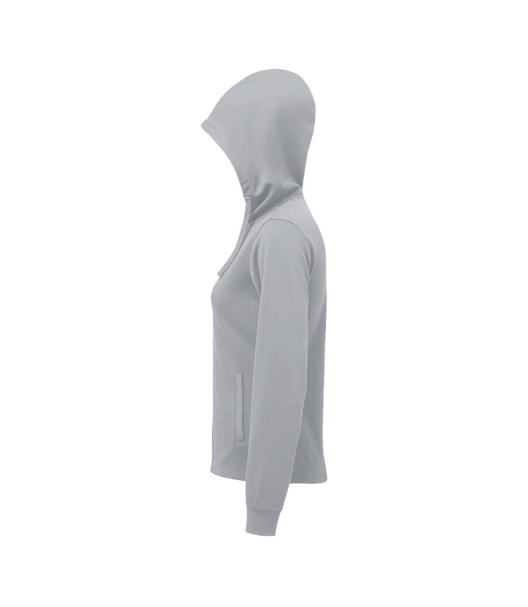 Veste à capuche femme gris chiné TriDri TriDri