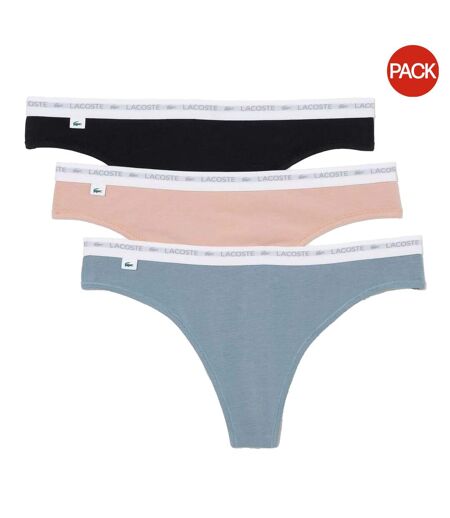Culottes femme noir / rose / bleu Lacoste