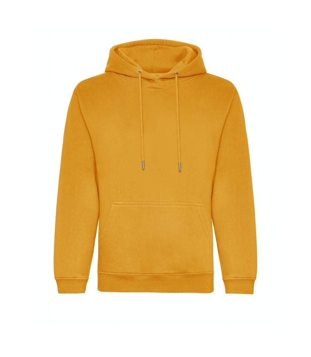 Sweat à capuche homme jaune moutarde Awdis-1