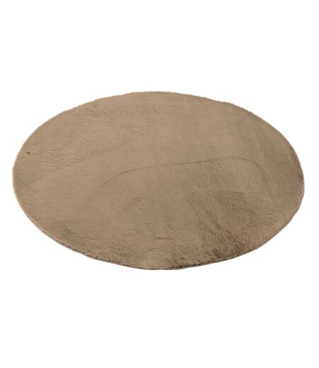 Tapis Rond Uni Cutie 150cm Taupe