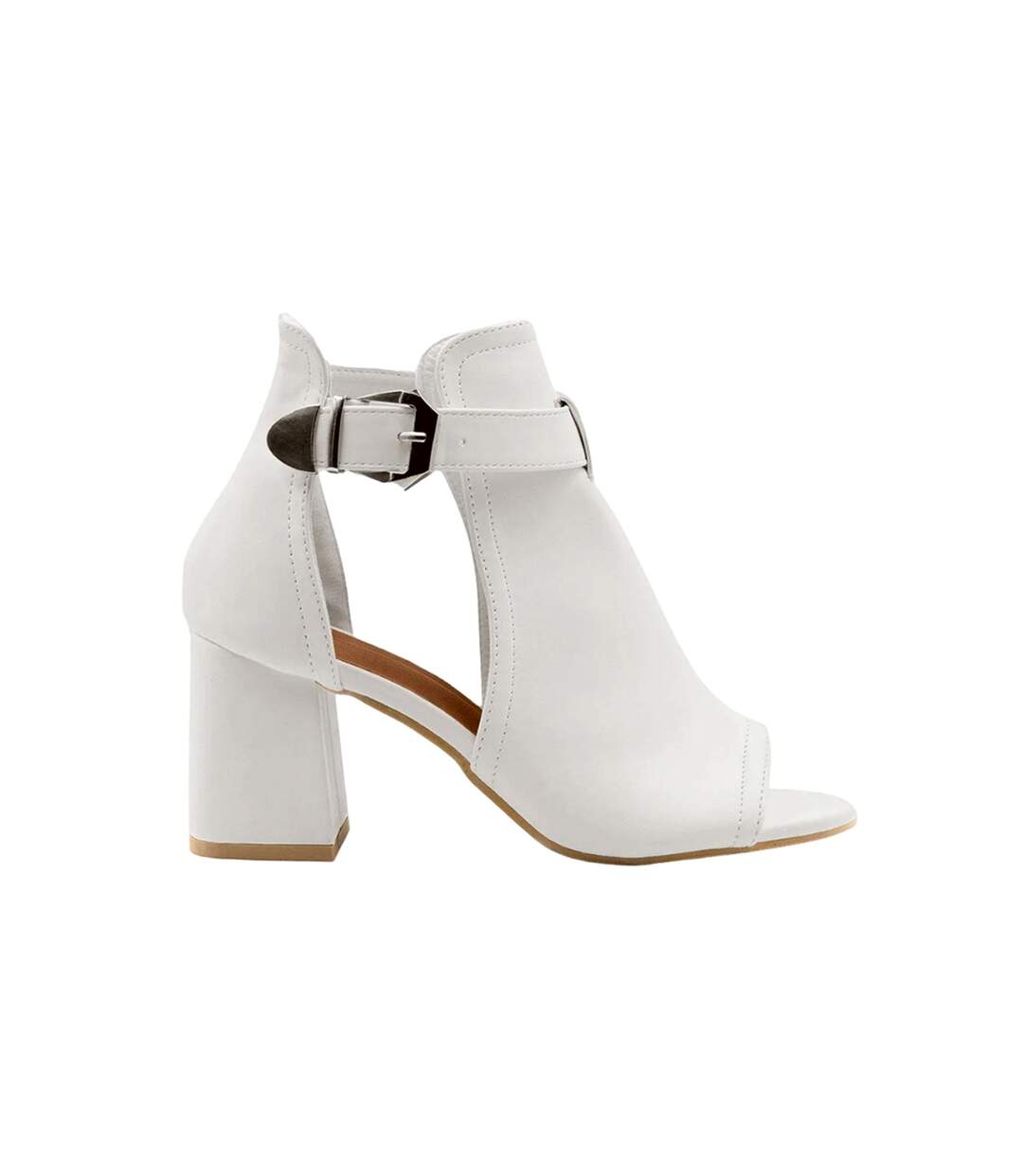 Sandales Larges lisa femme blanc Where´s That From-1