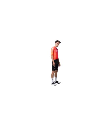 Mens Full Zip Short-sleeved Cycling Jersey Red Castore