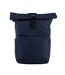 Premium Roll Top Recycled Backpack One Size Navy Bagbase-2