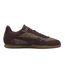Womens/ladies Bella Donna Feline Recycled Leather Trainers Taupe Chocolate Puma-1