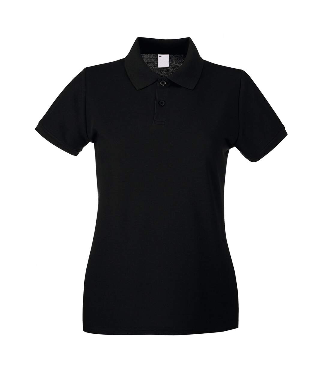 Polo femme noir Fruit of the Loom