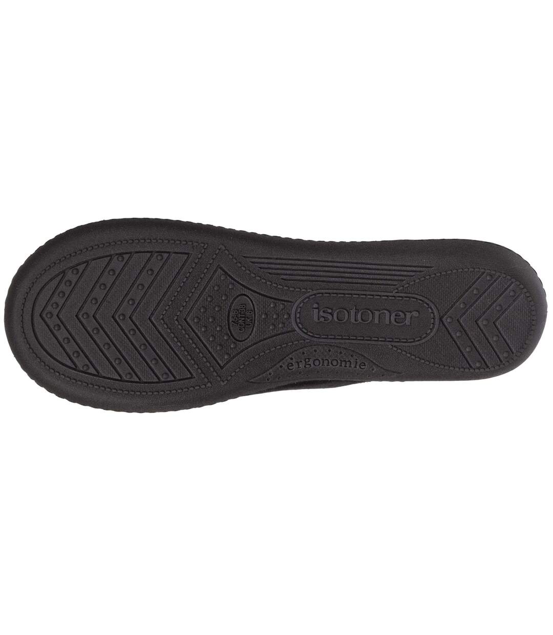 Isotoner Chaussons Mules femme ultra confortables (technologie everywear™), à mémoire de forme, intemporelles