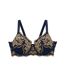 Soutien-gorge emboîtant bleu marine Elégance