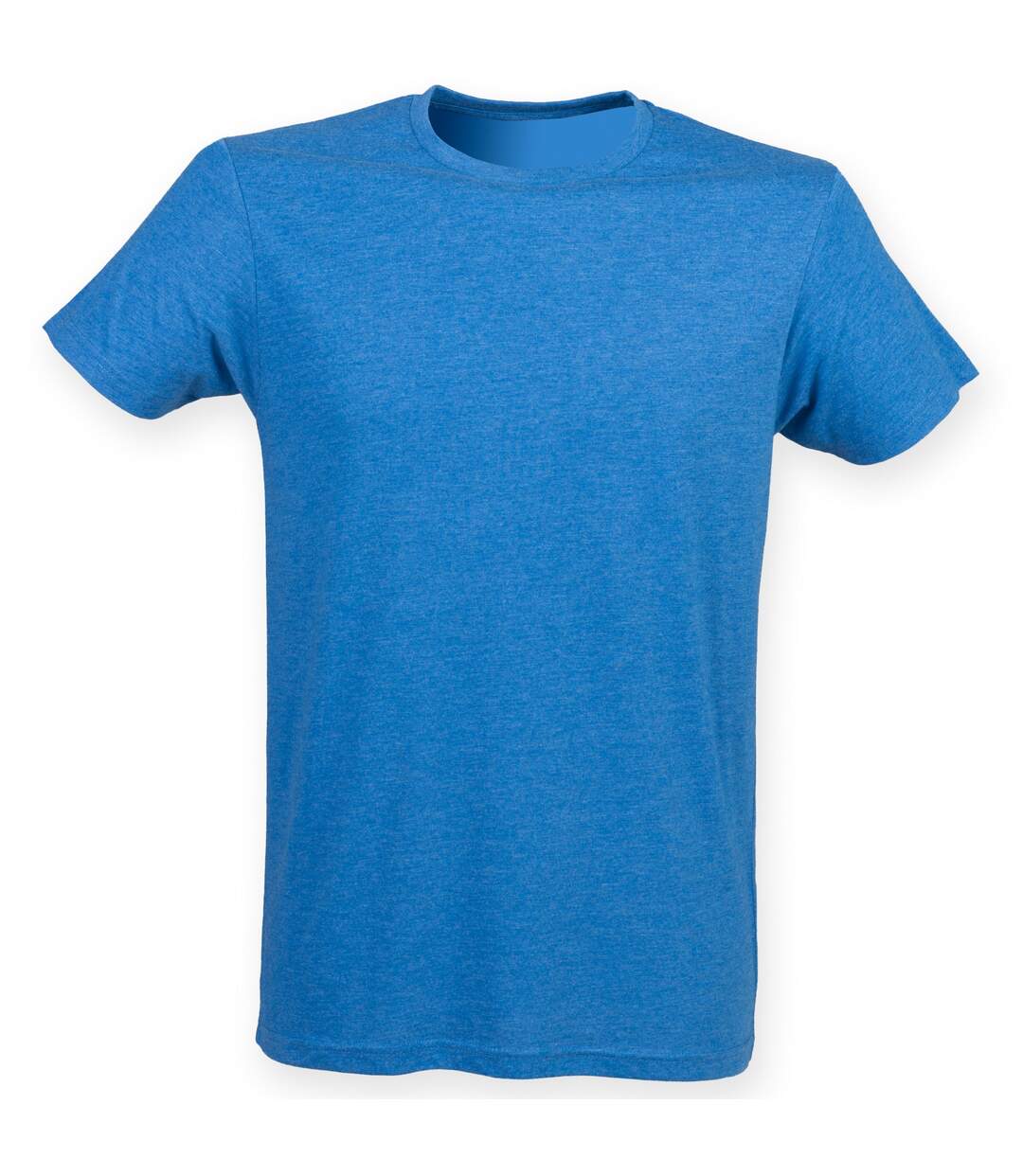Skinnifit Mens Triblend Short Sleeve T-Shirt (Blue Triblend) - UTRW4737