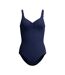 Maillot De Bain 1 Pièce À Bretelles Ajustables Motif/style Uni Aquanite Femme Bleu Marine Speedo-2