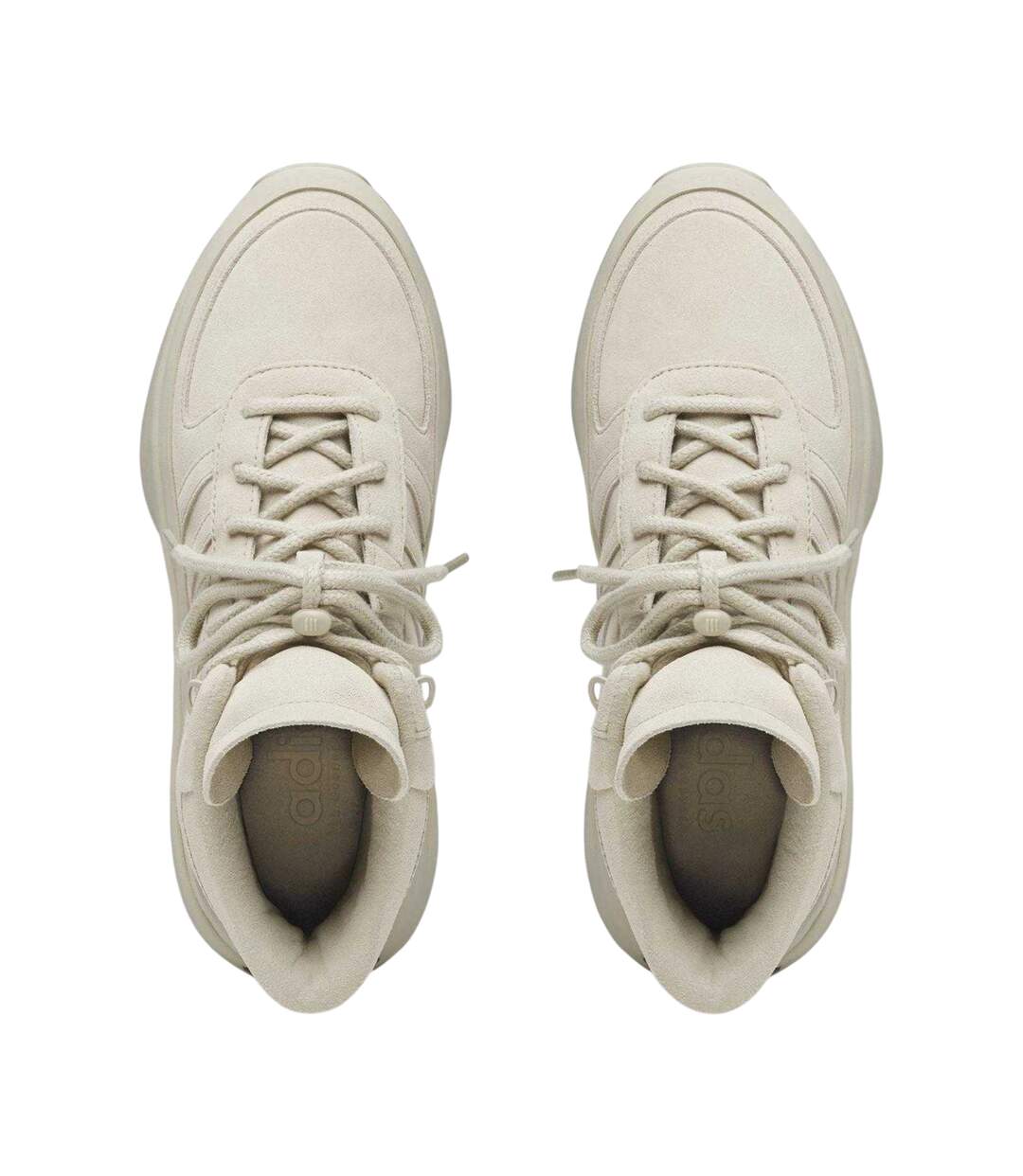 Childrens/kids Athletics Los Angeles Suede Basketball Shoes Sesame Adidas-3