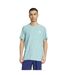 T-shirt The Run Homme Turquoise Pâle Adidas-2