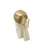 Statuette Déco Samouraï Toku 24cm Blanc & Or-4