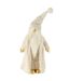 Statue Déco Lutin Veste Longue 90cm Crème-1