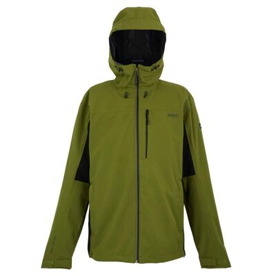 Veste imperméable birchdale homme vert néphrite / noir Regatta